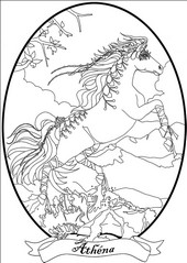 coloriage bella sara athena